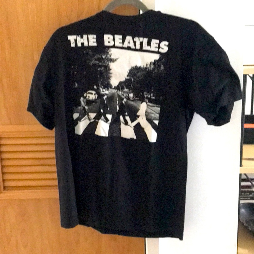 Old school 80s black and white beetle shirt